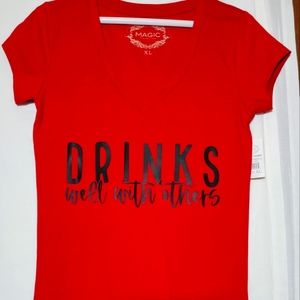 Drinks W/Others Graphic Tee